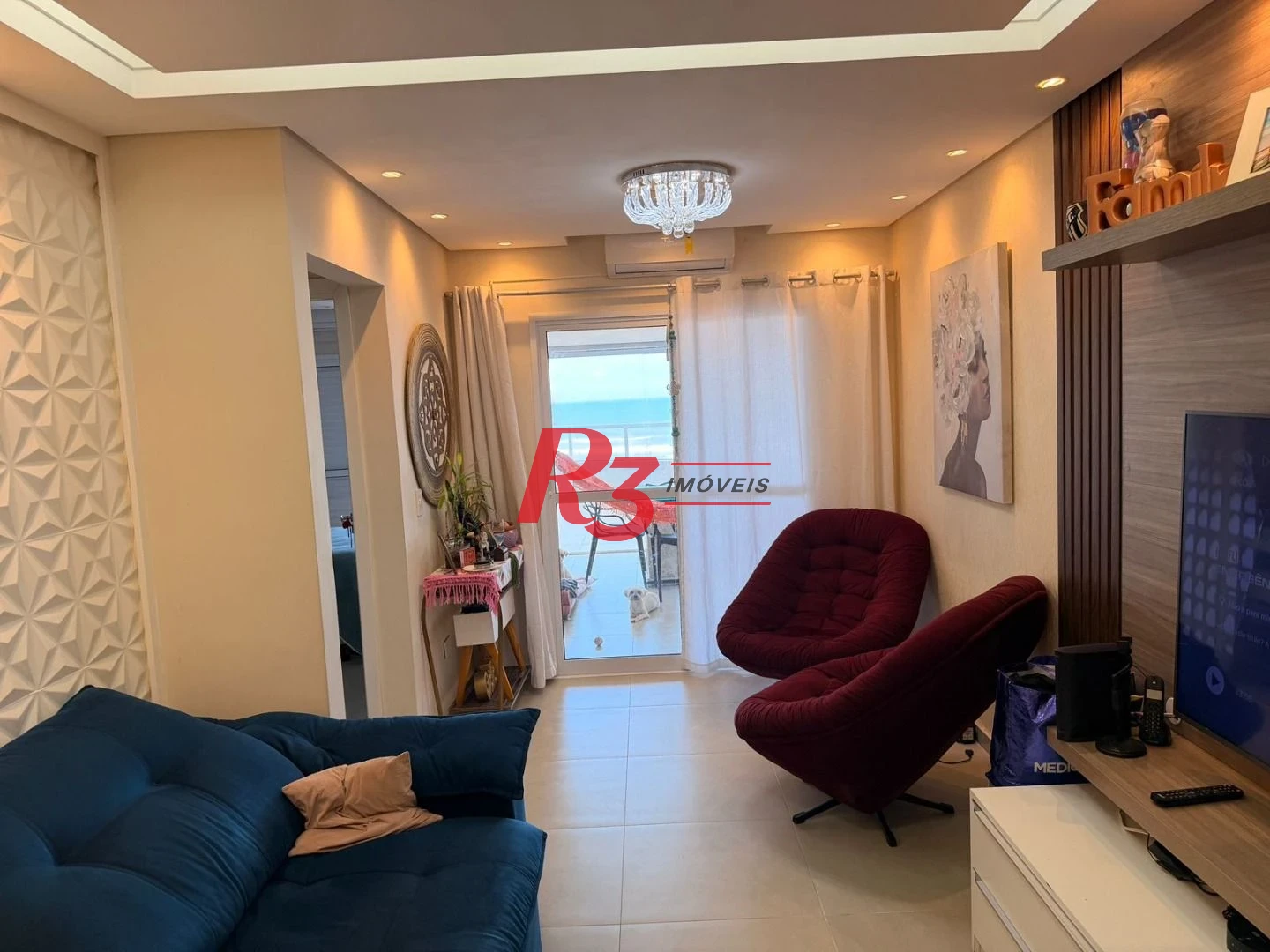 Apartamento com 2 dormitórios à venda, 155 m² por R$ 900.000,00 - Balneário Pires - Praia Grande/SP