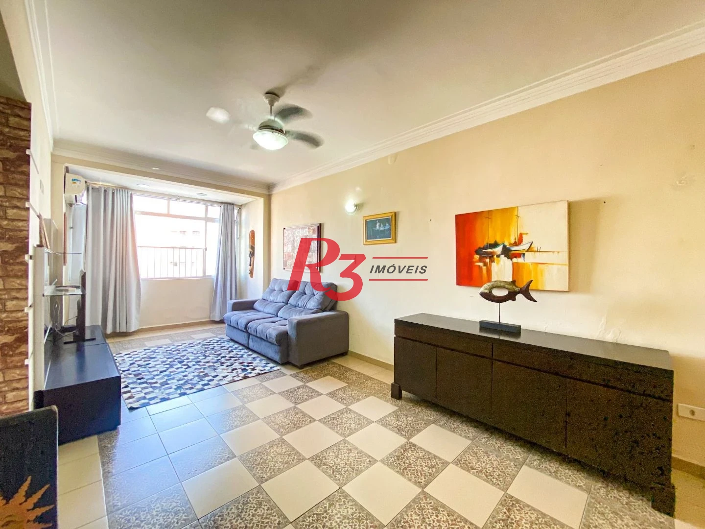 Apartamento com 3 dormitórios, 130 m² - venda por R$ 910.000,00 ou aluguel por R$ 4.562,18/mês - Gonzaga - Santos/SP