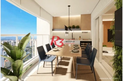 Apartamento com 2 dormitórios à venda, 113 m² por R$ 2.400.000,00 - Ponta da Praia - Santos/SP