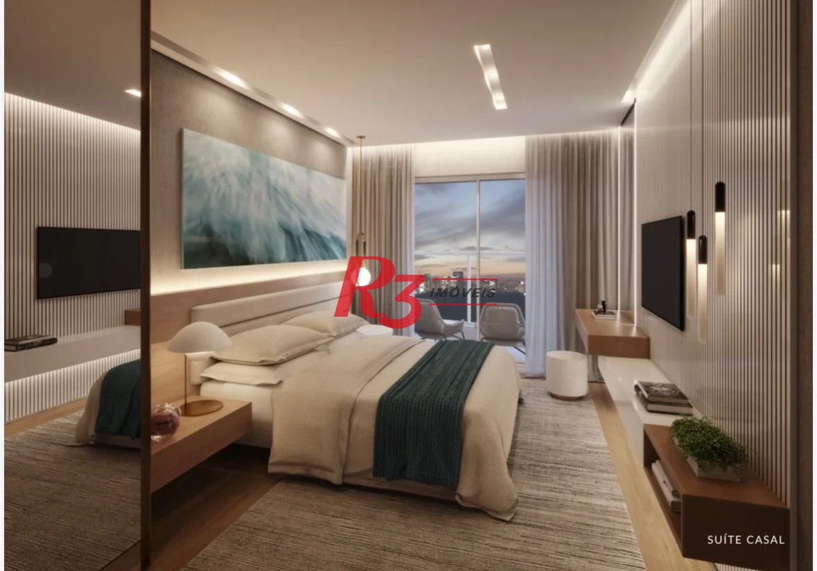 Apartamento com 2 dormitórios à venda, 113 m² por R$ 2.400.000,00 - Ponta da Praia - Santos/SP