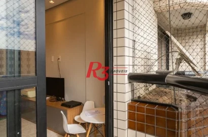 Apartamento com 2 dormitórios à venda, 81 m² por R$ 550.000,00 - Encruzilhada - Santos/SP