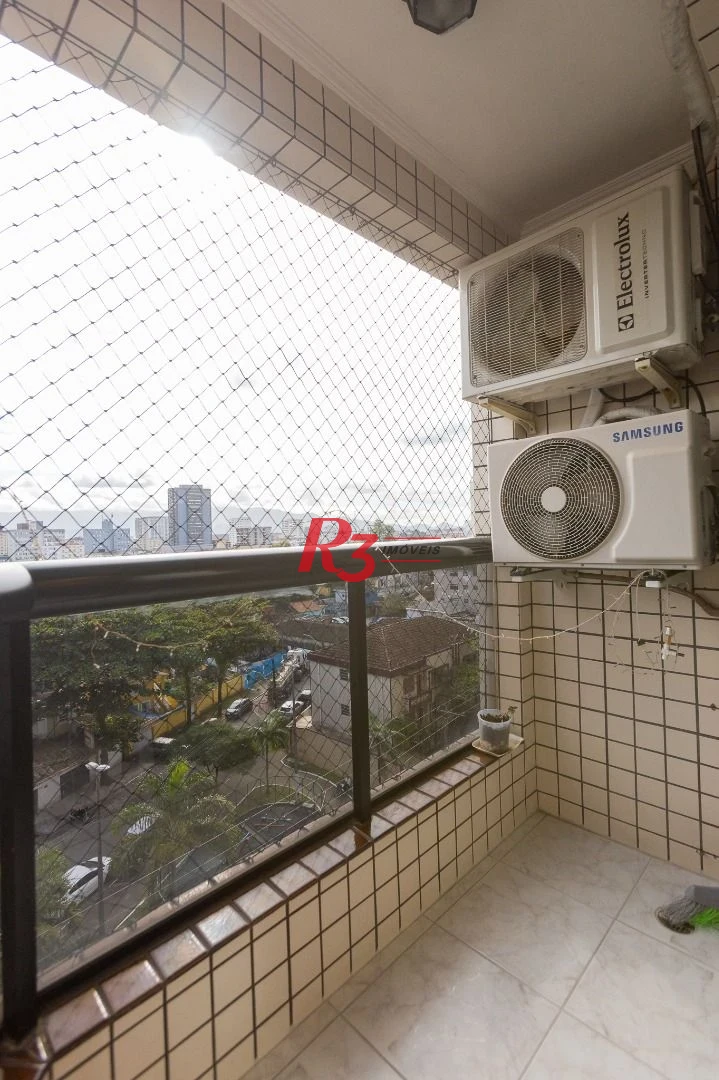 Apartamento com 2 dormitórios à venda, 81 m² por R$ 550.000,00 - Encruzilhada - Santos/SP