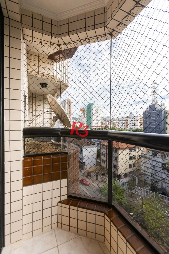 Apartamento com 2 dormitórios à venda, 81 m² por R$ 550.000,00 - Encruzilhada - Santos/SP