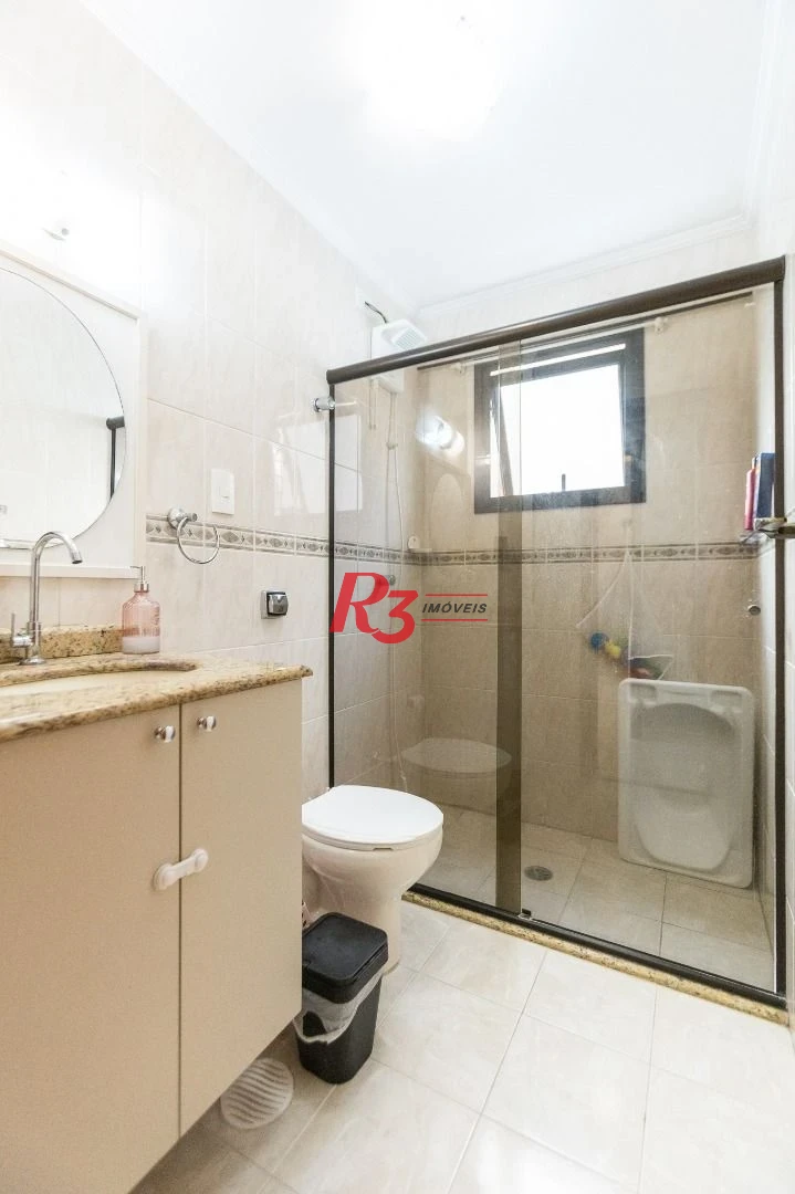Apartamento com 2 dormitórios à venda, 81 m² por R$ 550.000,00 - Encruzilhada - Santos/SP