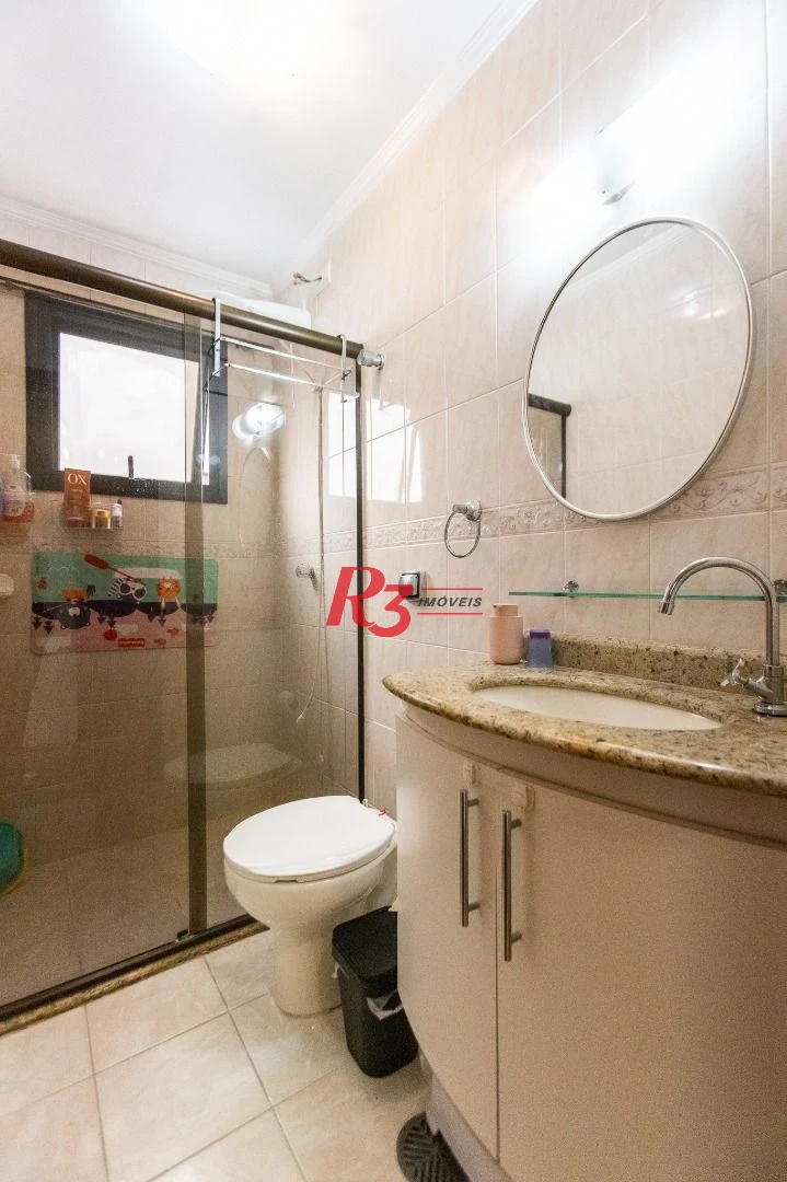 Apartamento com 2 dormitórios à venda, 81 m² por R$ 550.000,00 - Encruzilhada - Santos/SP