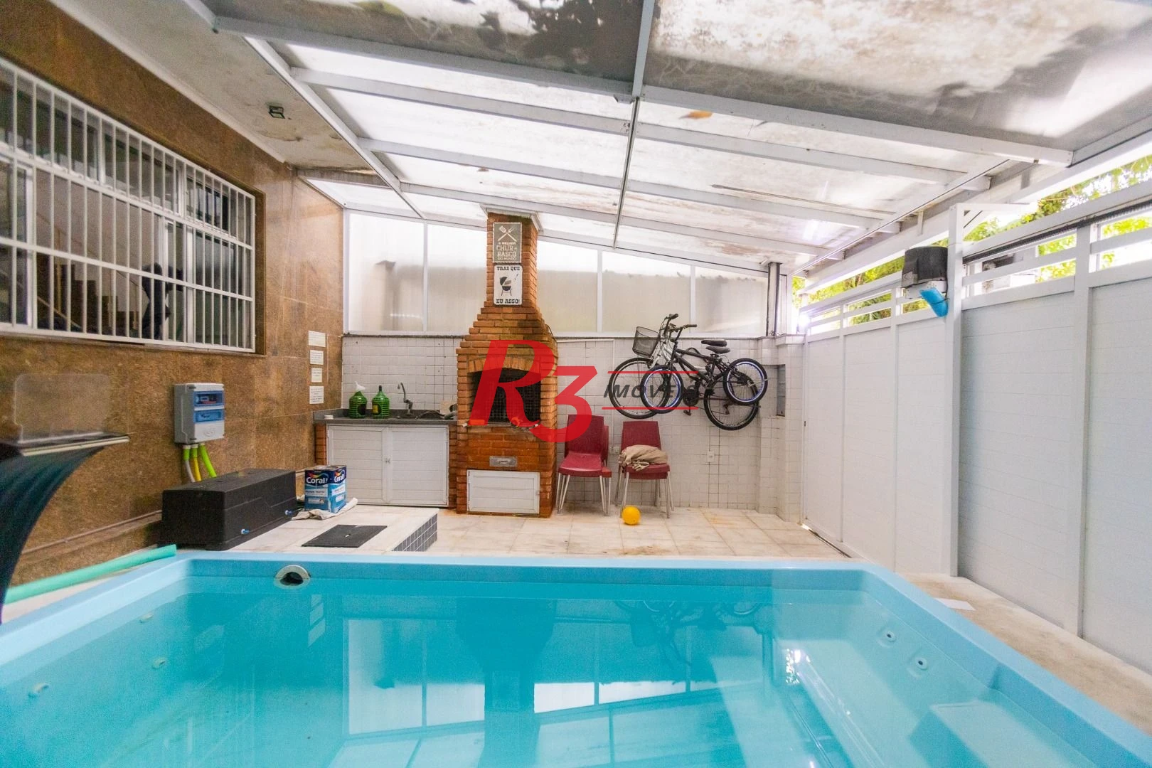 Sobrado com 2 dormitórios para alugar, 117 m² por R$ 4.500,01/mês - Marapé - Santos/SP