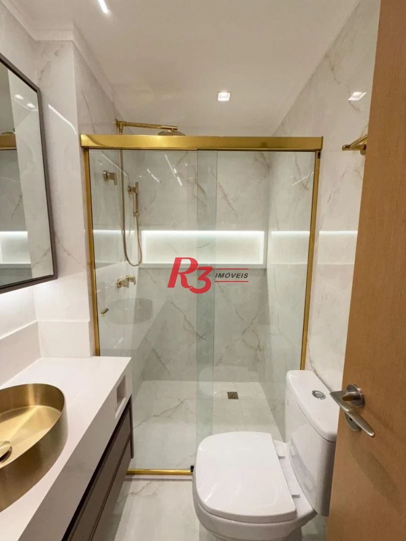 Apartamento com 3 dormitórios à venda, 100 m² por R$ 1.998.000,00 - Gonzaga - Santos/SP