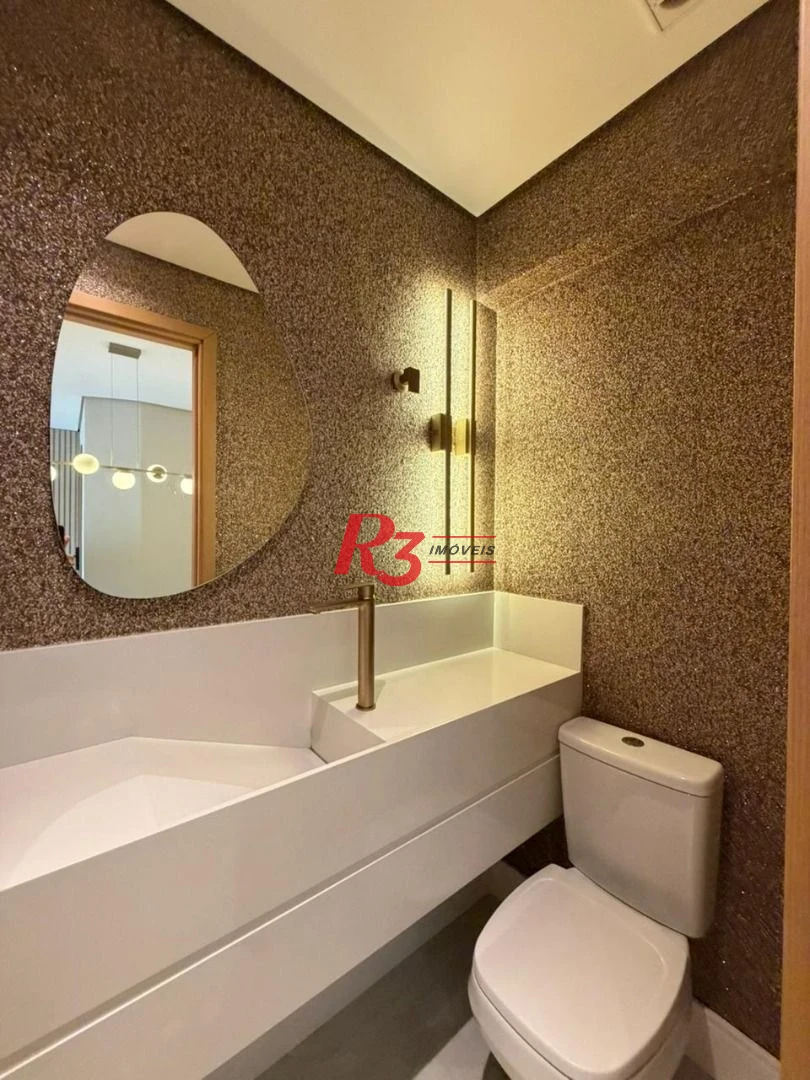 Apartamento com 3 dormitórios à venda, 100 m² por R$ 1.998.000,00 - Gonzaga - Santos/SP