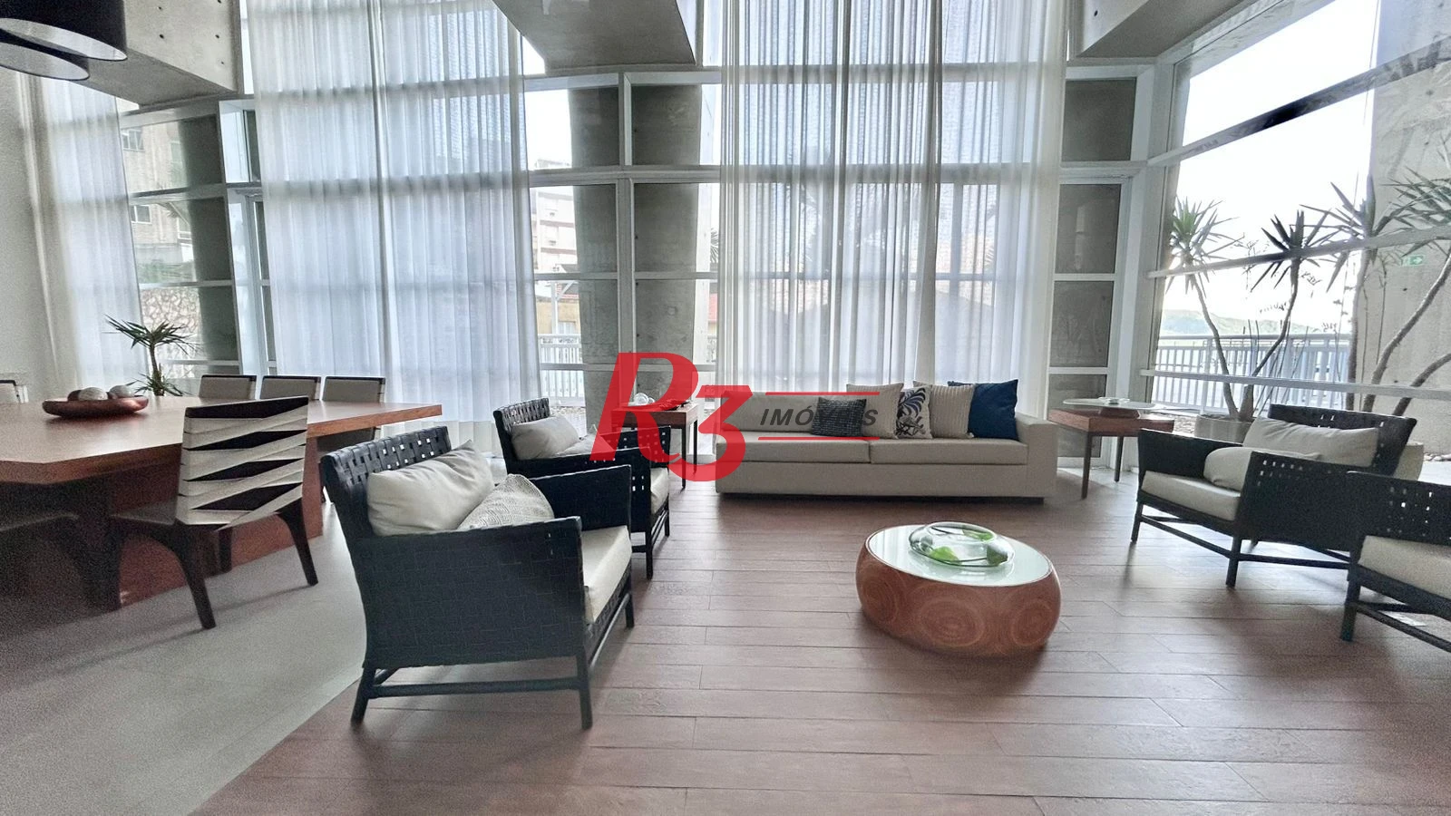 Apartamento com 1 dormitório para alugar, 50 m² por R$ 6.500,00/mês - Pompéia - Santos/SP
