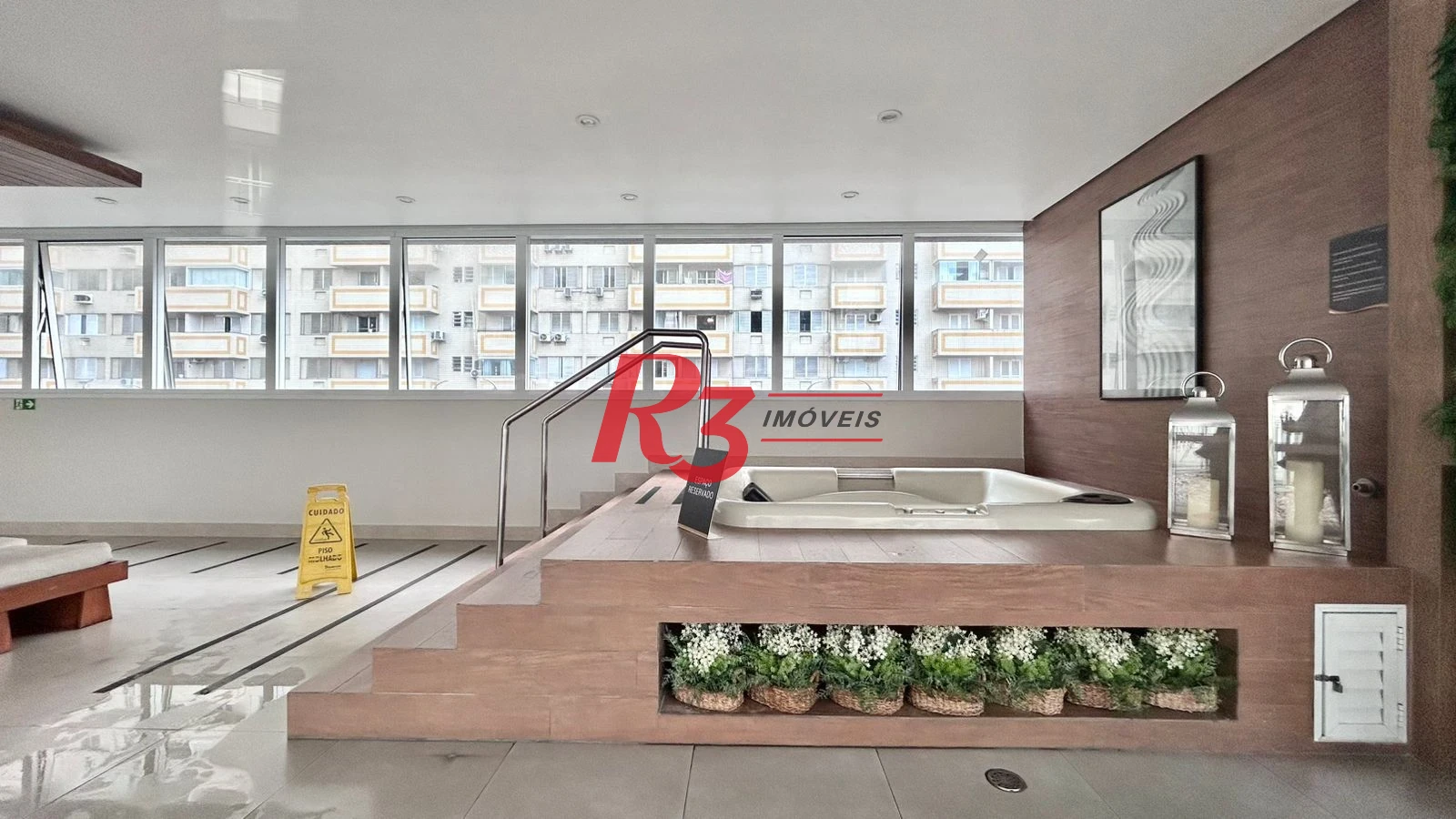 Apartamento com 1 dormitório para alugar, 50 m² por R$ 6.500,00/mês - Pompéia - Santos/SP