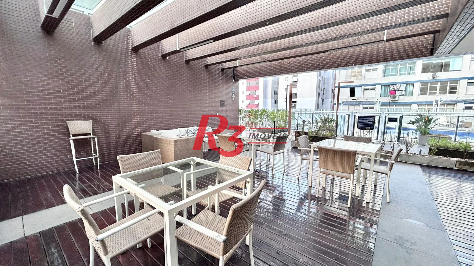 Apartamento com 1 dormitório para alugar, 50 m² por R$ 6.500,00/mês - Pompéia - Santos/SP