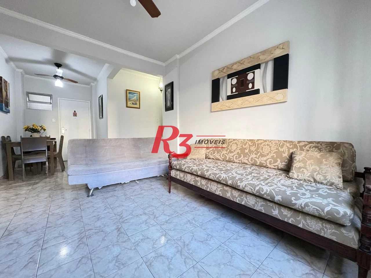 Apartamento com 1 dormitório para alugar, 67 m² por R$ 3.200,02/mês - Boqueirão - Santos/SP