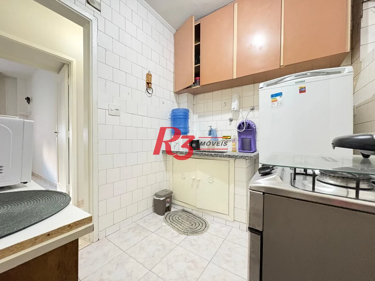 Apartamento com 1 dormitório para alugar, 67 m² por R$ 3.200,02/mês - Boqueirão - Santos/SP