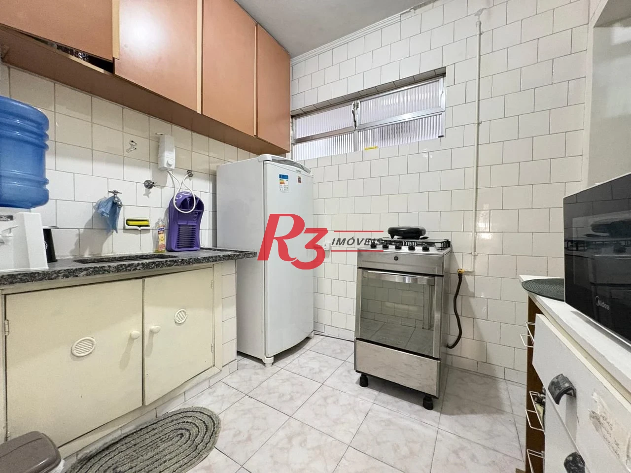 Apartamento com 1 dormitório para alugar, 67 m² por R$ 3.200,02/mês - Boqueirão - Santos/SP