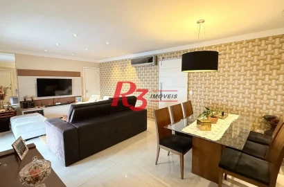 Apartamento com 3 dormitórios à venda, 138 m² por R$ 1.680.000,00 - Gonzaga - Santos/SP