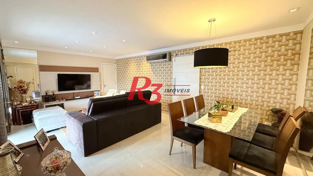 Apartamento com 3 dormitórios à venda, 138 m² por R$ 1.680.000,00 - Gonzaga - Santos/SP