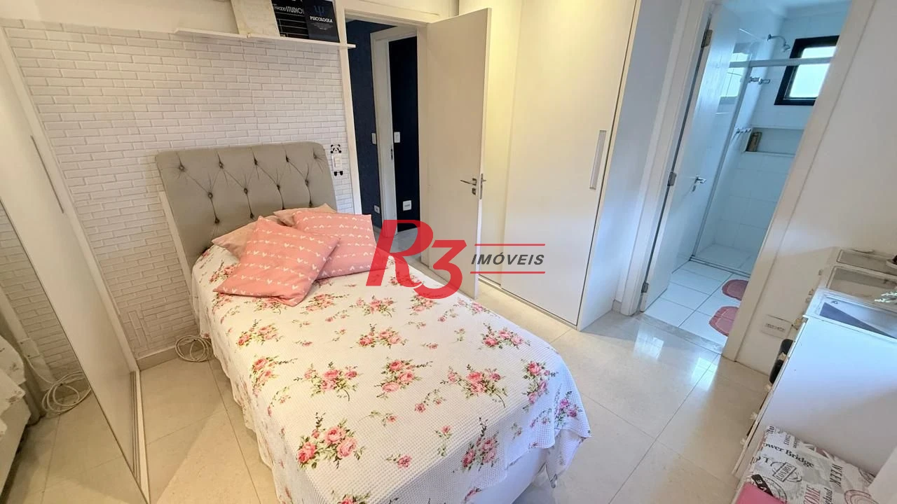 Apartamento com 3 dormitórios à venda, 138 m² por R$ 1.680.000,00 - Gonzaga - Santos/SP