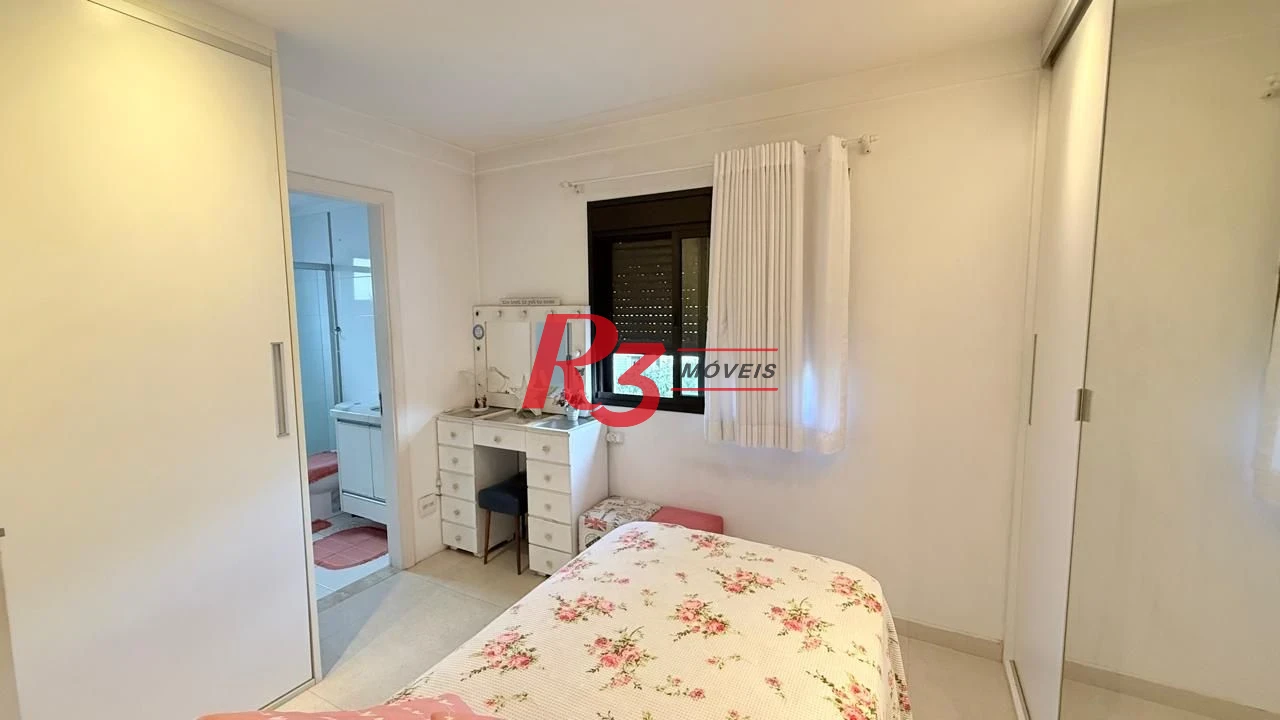 Apartamento com 3 dormitórios à venda, 138 m² por R$ 1.680.000,00 - Gonzaga - Santos/SP