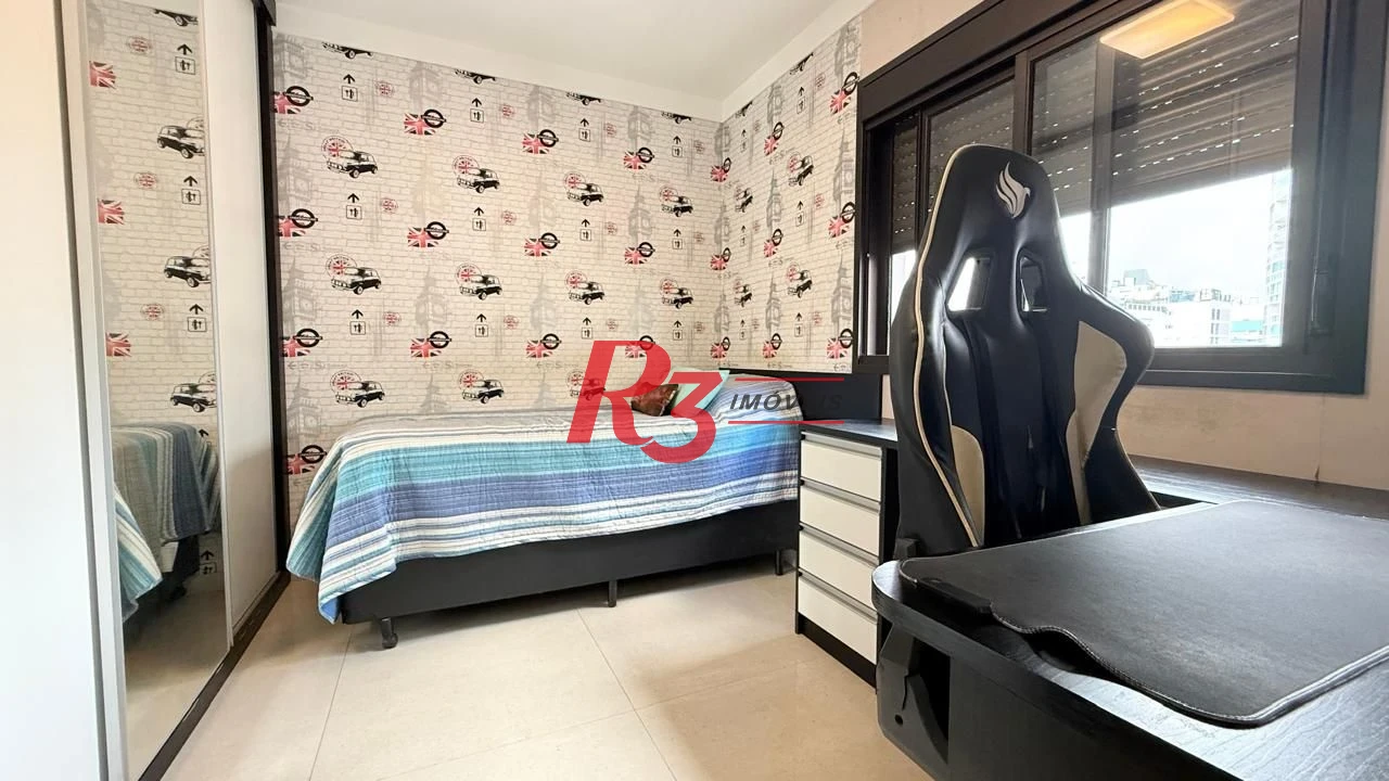 Apartamento com 3 dormitórios à venda, 138 m² por R$ 1.680.000,00 - Gonzaga - Santos/SP