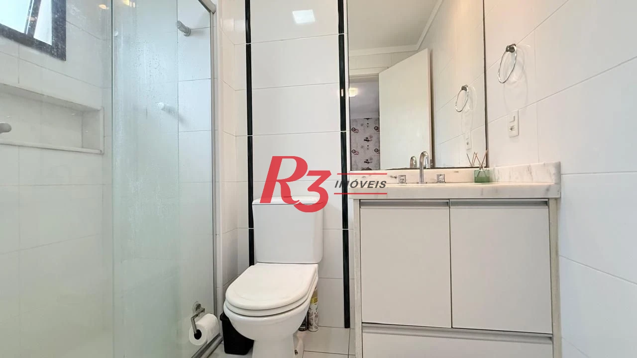 Apartamento com 3 dormitórios à venda, 138 m² por R$ 1.680.000,00 - Gonzaga - Santos/SP