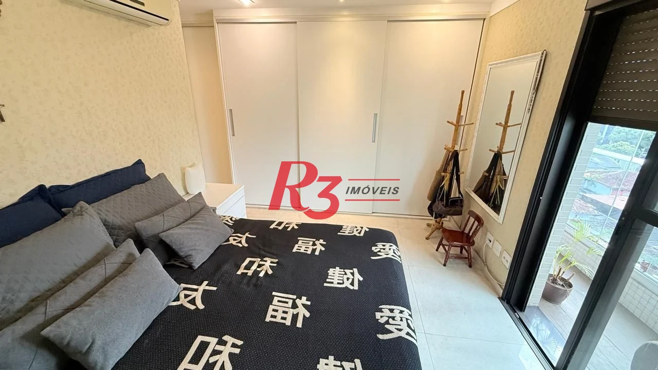 Apartamento com 3 dormitórios à venda, 138 m² por R$ 1.680.000,00 - Gonzaga - Santos/SP
