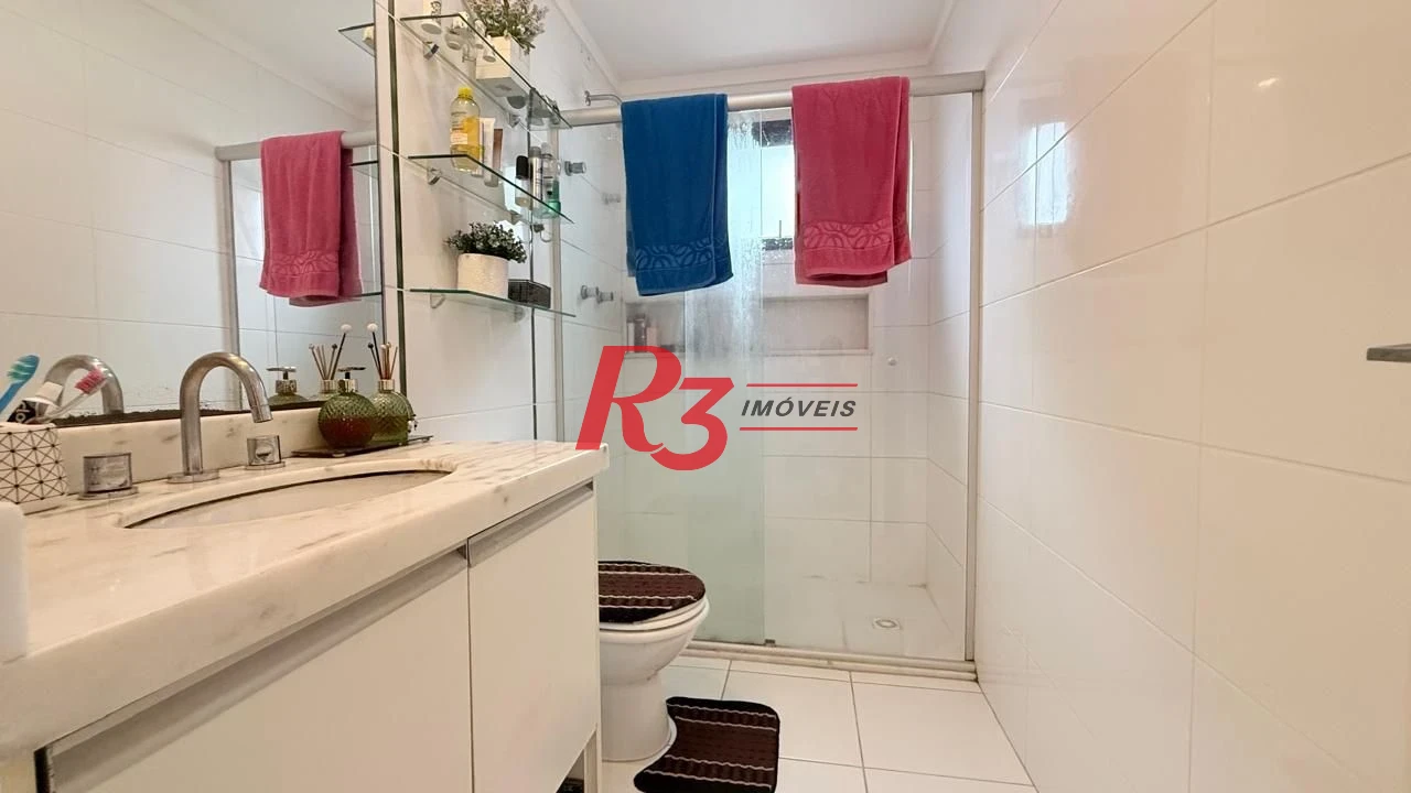 Apartamento com 3 dormitórios à venda, 138 m² por R$ 1.680.000,00 - Gonzaga - Santos/SP