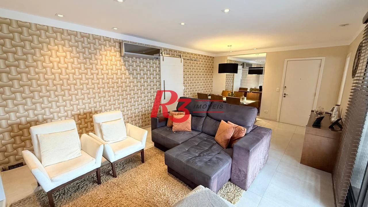 Apartamento com 3 dormitórios à venda, 138 m² por R$ 1.680.000,00 - Gonzaga - Santos/SP