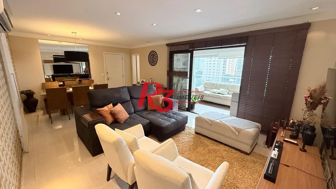 Apartamento com 3 dormitórios à venda, 138 m² por R$ 1.680.000,00 - Gonzaga - Santos/SP