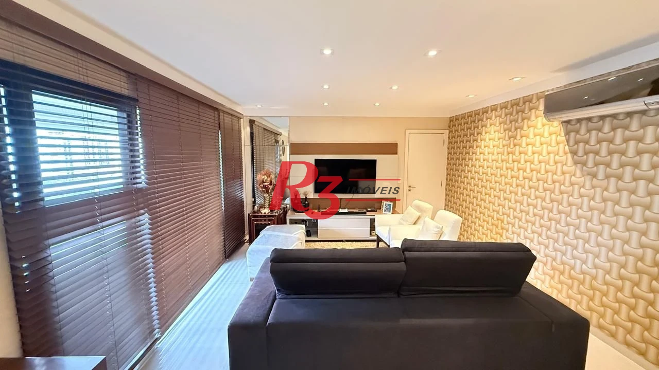 Apartamento com 3 dormitórios à venda, 138 m² por R$ 1.680.000,00 - Gonzaga - Santos/SP