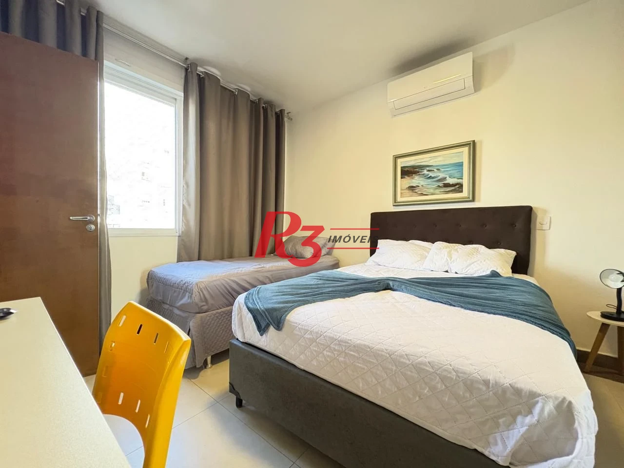 Apartamento com 1 dormitório para alugar, 60 m² por R$ 4.500,02/mês - Boqueirão - Santos/SP