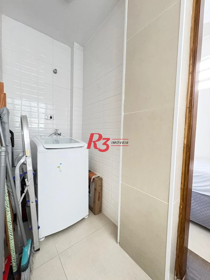 Apartamento com 1 dormitório para alugar, 60 m² por R$ 4.500,02/mês - Boqueirão - Santos/SP