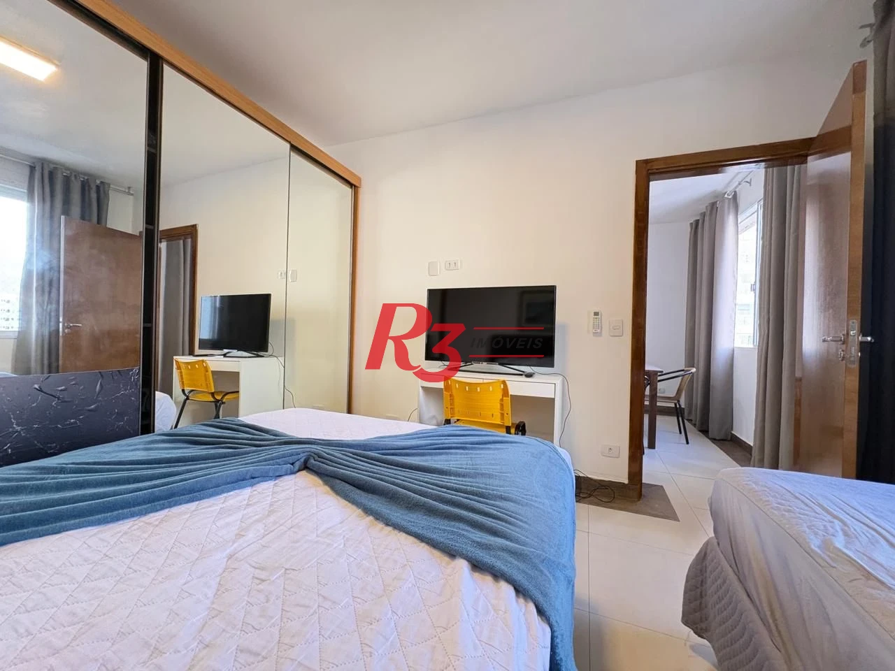 Apartamento com 1 dormitório para alugar, 60 m² por R$ 4.500,02/mês - Boqueirão - Santos/SP