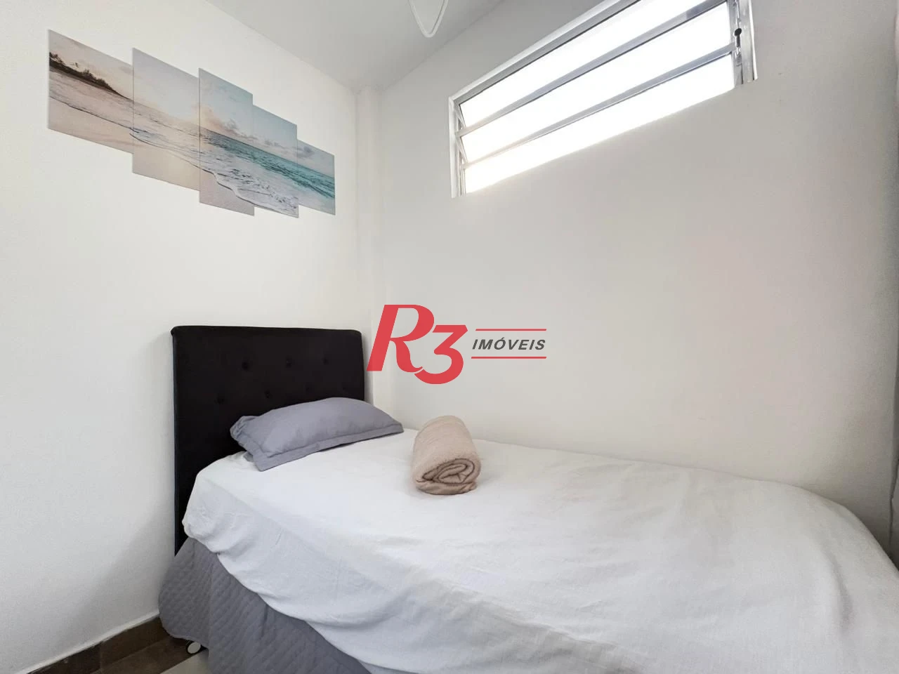 Apartamento com 1 dormitório para alugar, 60 m² por R$ 4.500,02/mês - Boqueirão - Santos/SP