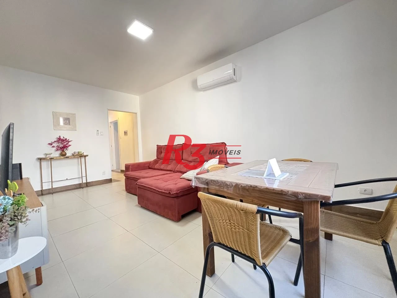 Apartamento com 1 dormitório para alugar, 60 m² por R$ 4.500,02/mês - Boqueirão - Santos/SP