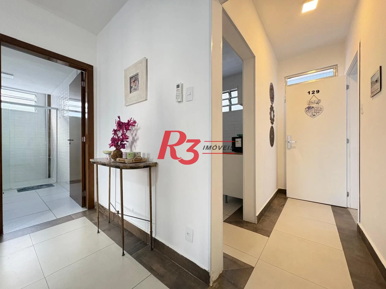 Apartamento com 1 dormitório para alugar, 60 m² por R$ 4.500,02/mês - Boqueirão - Santos/SP