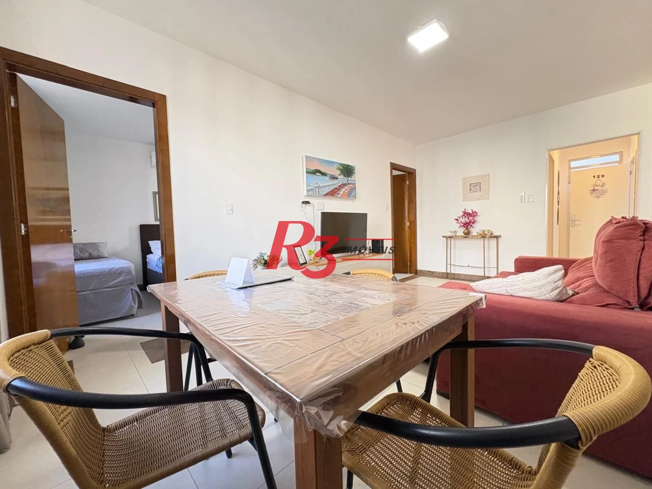 Apartamento com 1 dormitório para alugar, 60 m² por R$ 4.500,02/mês - Boqueirão - Santos/SP