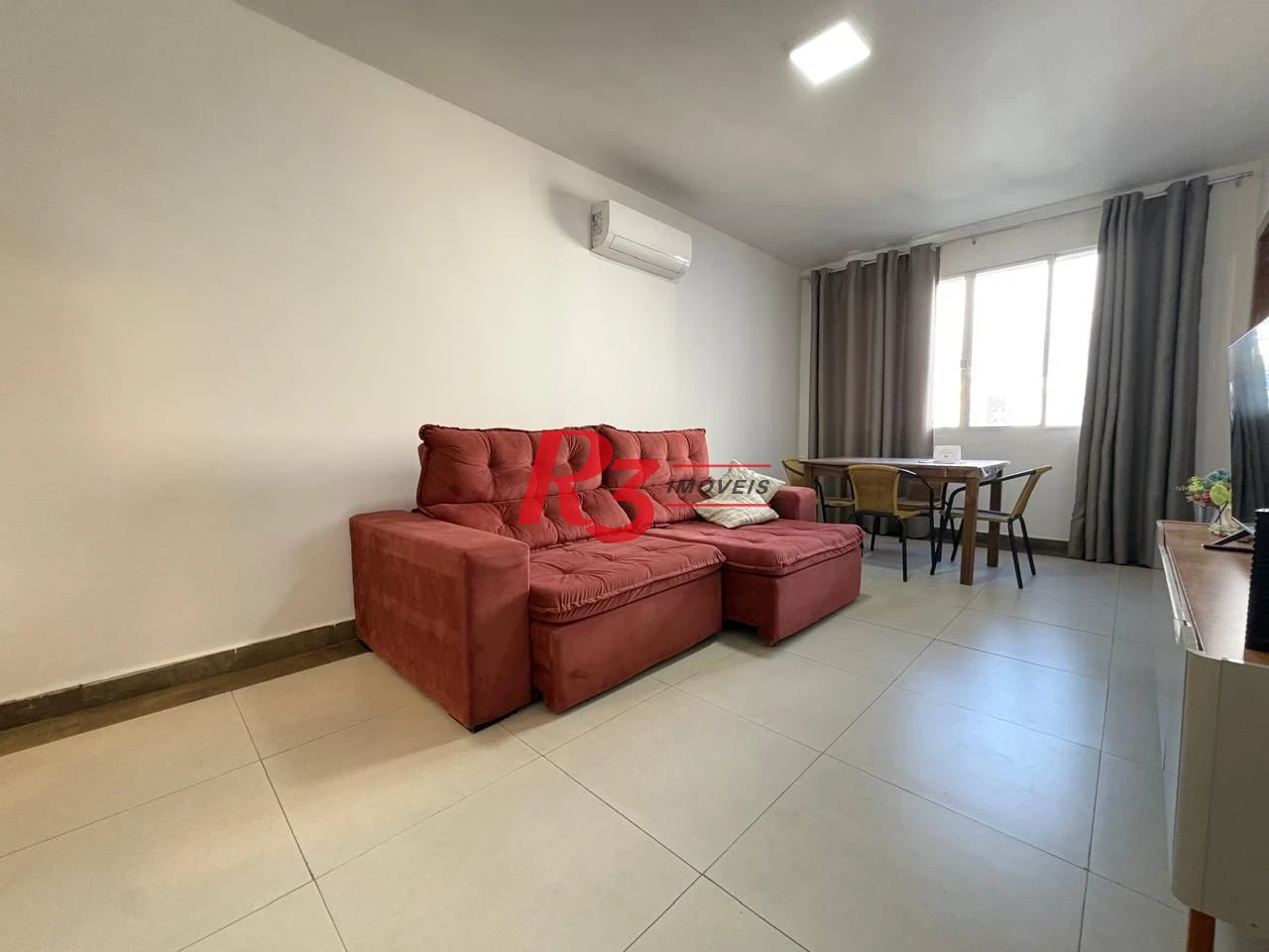 Apartamento com 1 dormitório para alugar, 60 m² por R$ 4.500,02/mês - Boqueirão - Santos/SP
