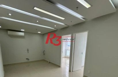 Sala para alugar, 44 m² por R$ 5.000,00/mês - Encruzilhada - Santos/SP