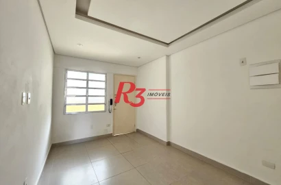 Apartamento com 1 dormitório à venda, 48 m² por R$ 420.000,00 - Gonzaga - Santos/SP