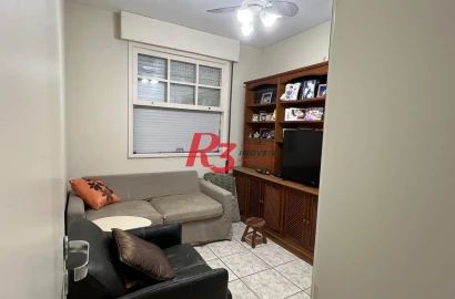 Apartamento com 3 dormitórios para alugar, 110 m² por R$ 6.000,00/mês - Pompéia - Santos/SP