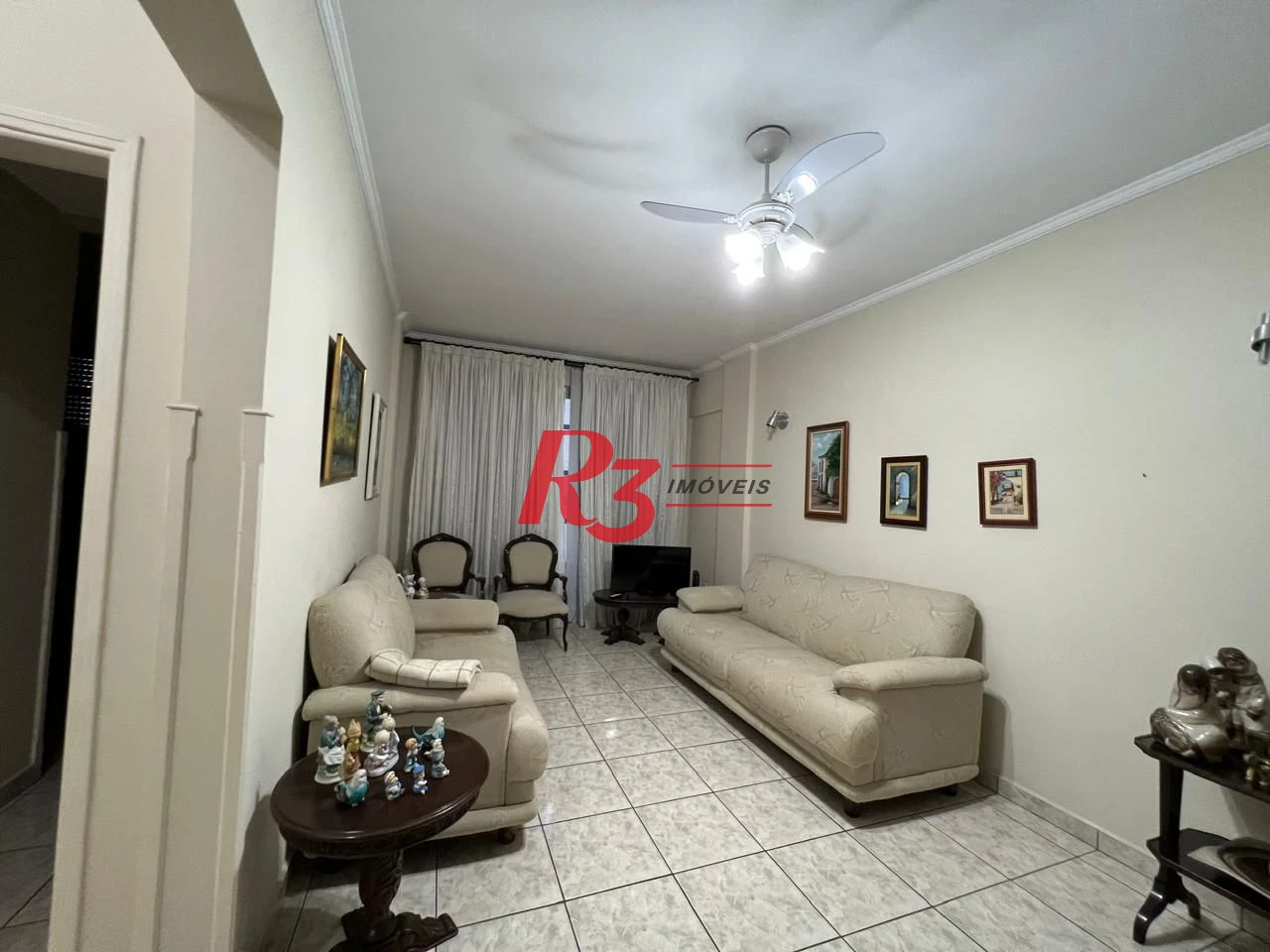 Apartamento com 3 dormitórios para alugar, 110 m² por R$ 6.000,00/mês - Pompéia - Santos/SP