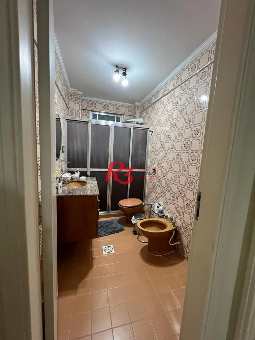 Apartamento com 3 dormitórios para alugar, 110 m² por R$ 6.000,00/mês - Pompéia - Santos/SP