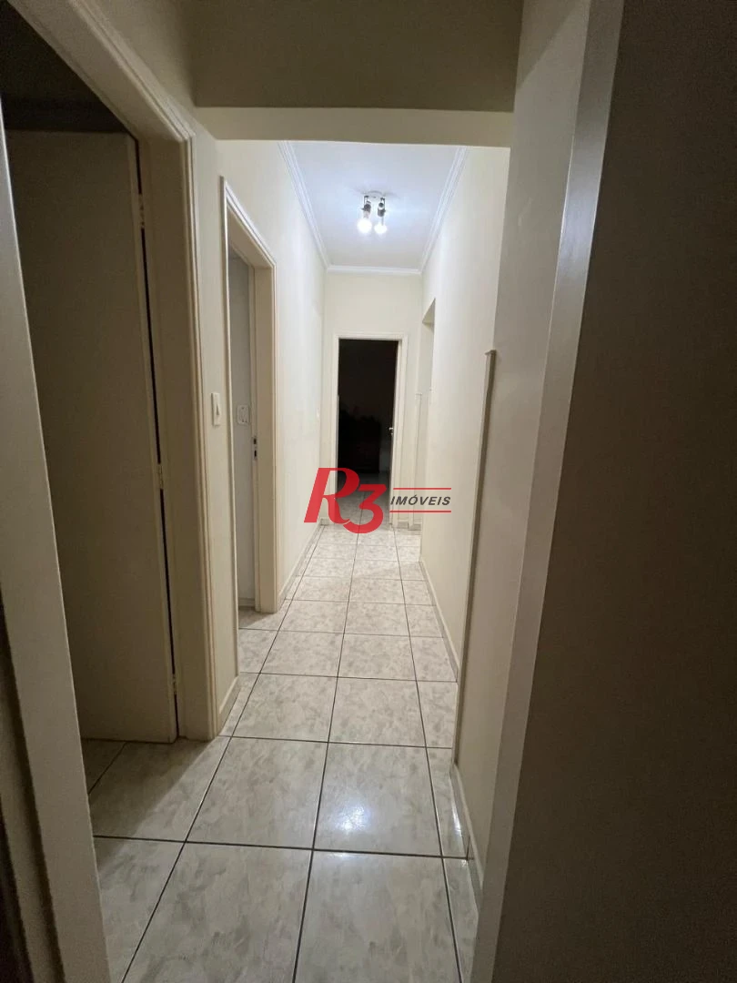 Apartamento com 3 dormitórios para alugar, 110 m² por R$ 6.000,00/mês - Pompéia - Santos/SP