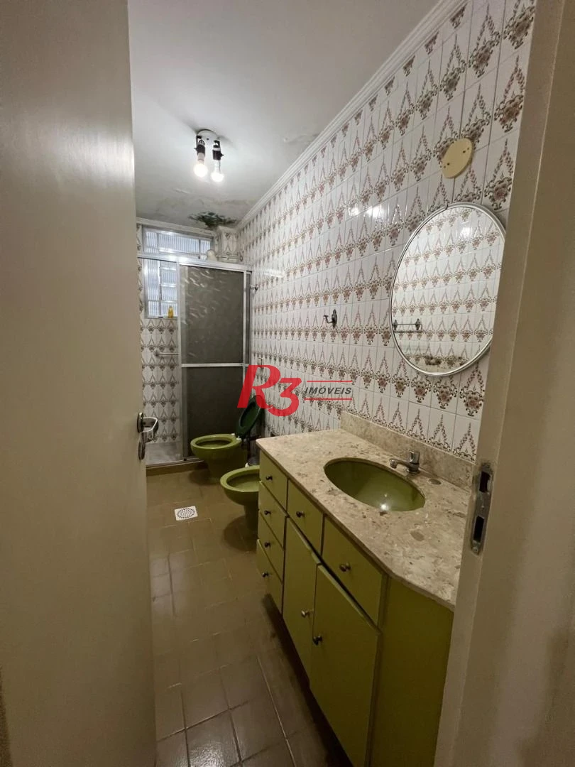 Apartamento com 3 dormitórios para alugar, 110 m² por R$ 6.000,00/mês - Pompéia - Santos/SP