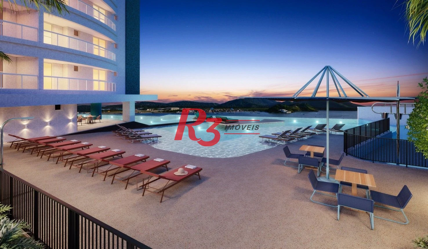 Apartamento com 3 dormitórios à venda, 163 m² por R$ 4.000.000,00 - Ponta da Praia - Santos/SP