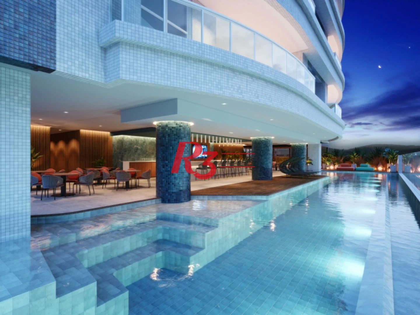 Apartamento com 3 dormitórios à venda, 163 m² por R$ 4.000.000,00 - Ponta da Praia - Santos/SP