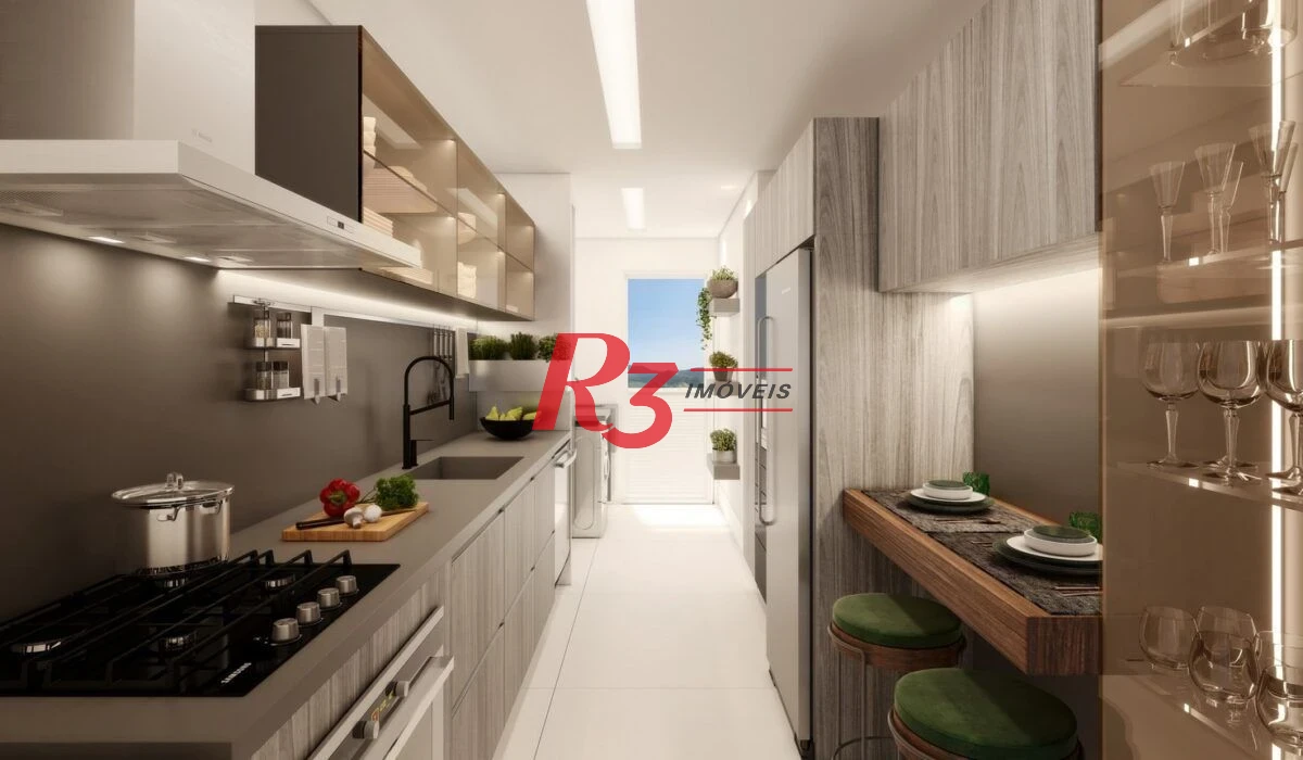 Apartamento com 3 dormitórios à venda, 163 m² por R$ 4.000.000,00 - Ponta da Praia - Santos/SP