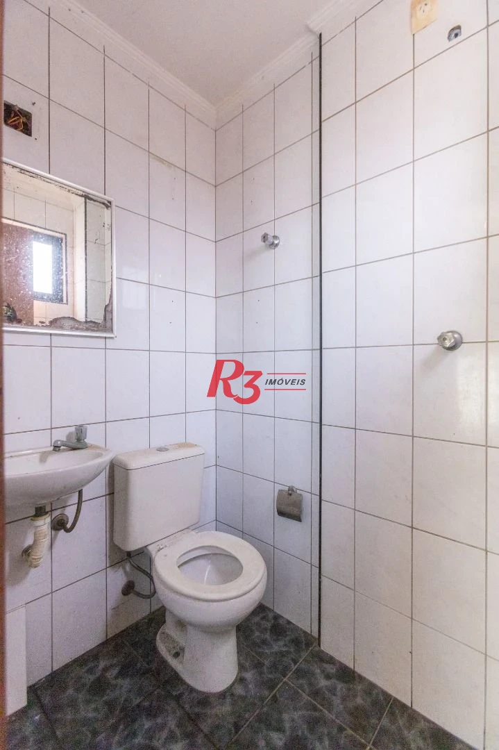 Apartamento com 2 dormitórios para alugar, 100 m² por R$ 4.000,02/mês - Campo Grande - Santos/SP