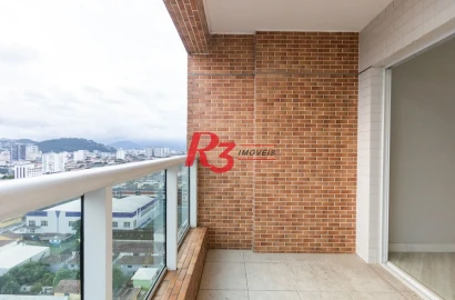 Apartamento com 2 dormitórios, 62 m² - venda por R$ 640.000,00 ou aluguel por R$ 5.169,00/mês - Macuco - Santos/SP