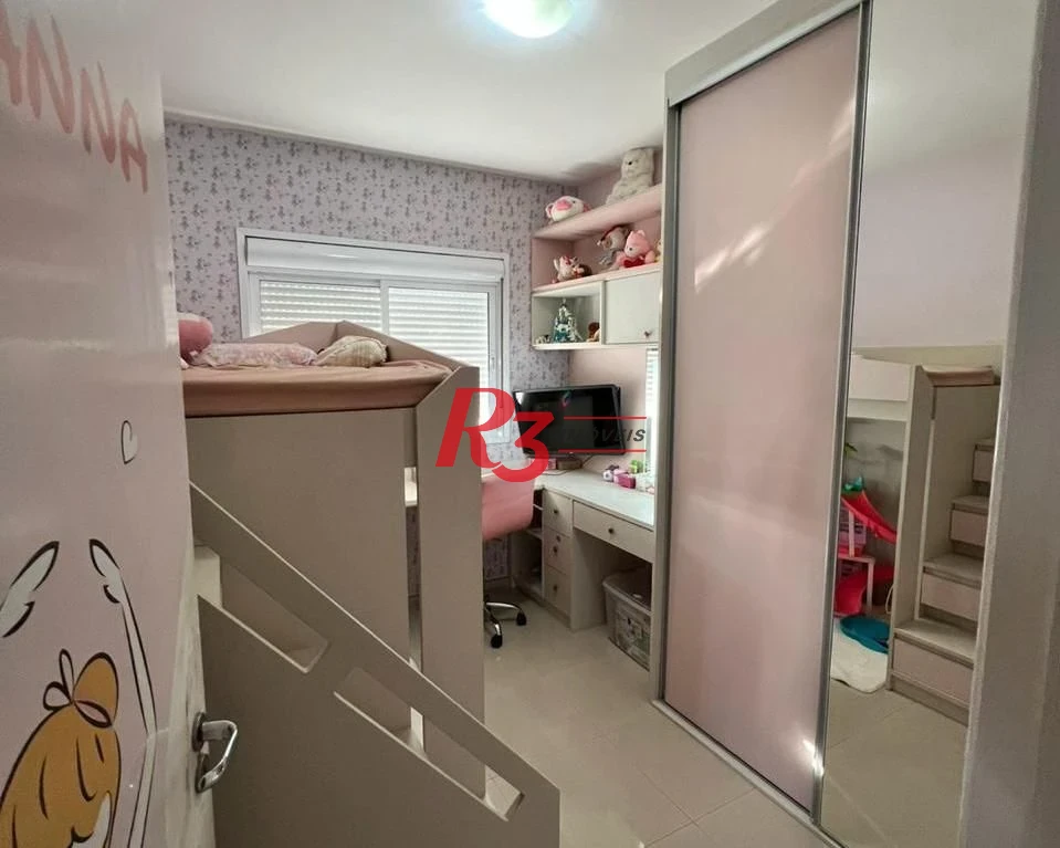 Apartamento com 3 dormitórios à venda, 111 m² por R$ 1.330.000,00 - Ponta da Praia - Santos/SP